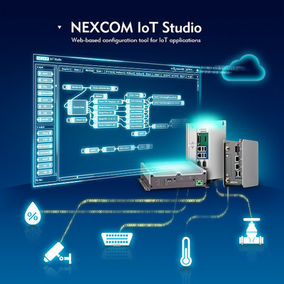 新漢免費(fèi)開放NEXCOM IoT Studio聯(lián)網(wǎng)軟件工具下載，簡(jiǎn)化編程開發(fā)、加速物聯(lián)網(wǎng)創(chuàng)新